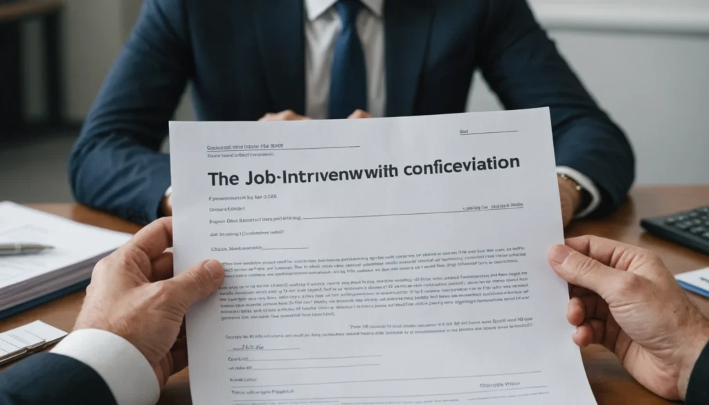 attestation d entretien d embauche