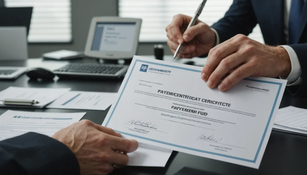 attestation de paiement délivrée par la caisse des congés payés